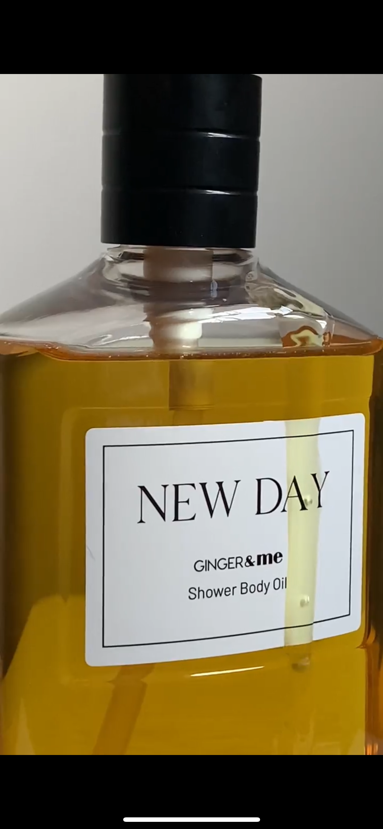 Ginger & Me Shower Body Oil - New Day - 400ml